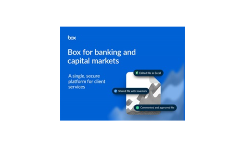 Box for banking and capital markets